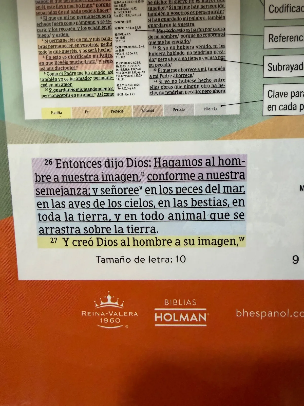 Biblia de Estudio Arcoíris Rvr 1960